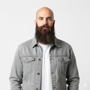 Ashstone Gray Classic Denim Jacket