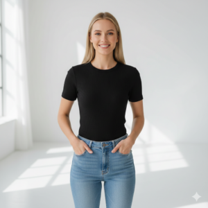 Contour Ribbed Fitted Top