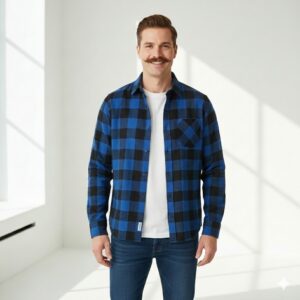 Coastal Blue Check Casual Shirt